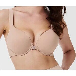 SPANX Blush Pink Bra-llelujah Lightly Lined Underwire Front Closure Bra 38C